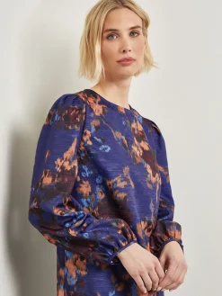 A-Line Printed Woven Maxi Dress