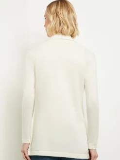 Buckle Detail Shawl Collar Cashmere Cardigan