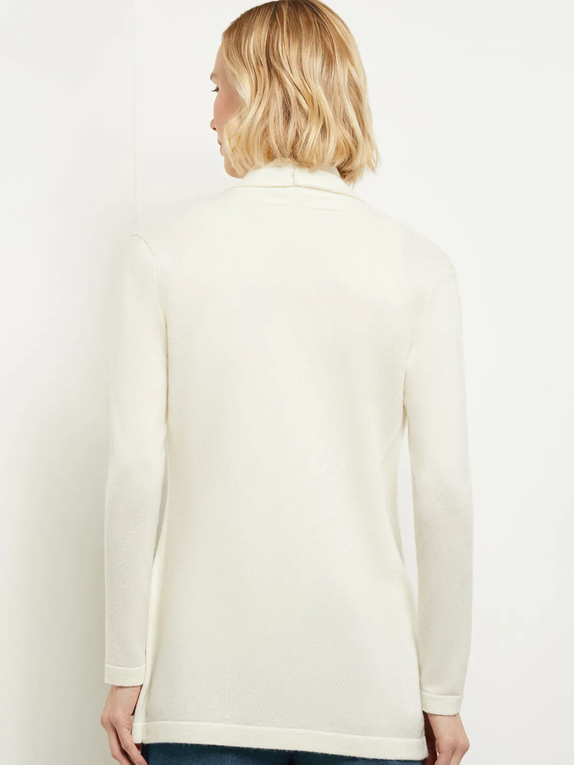 Buckle Detail Shawl Collar Cashmere Cardigan