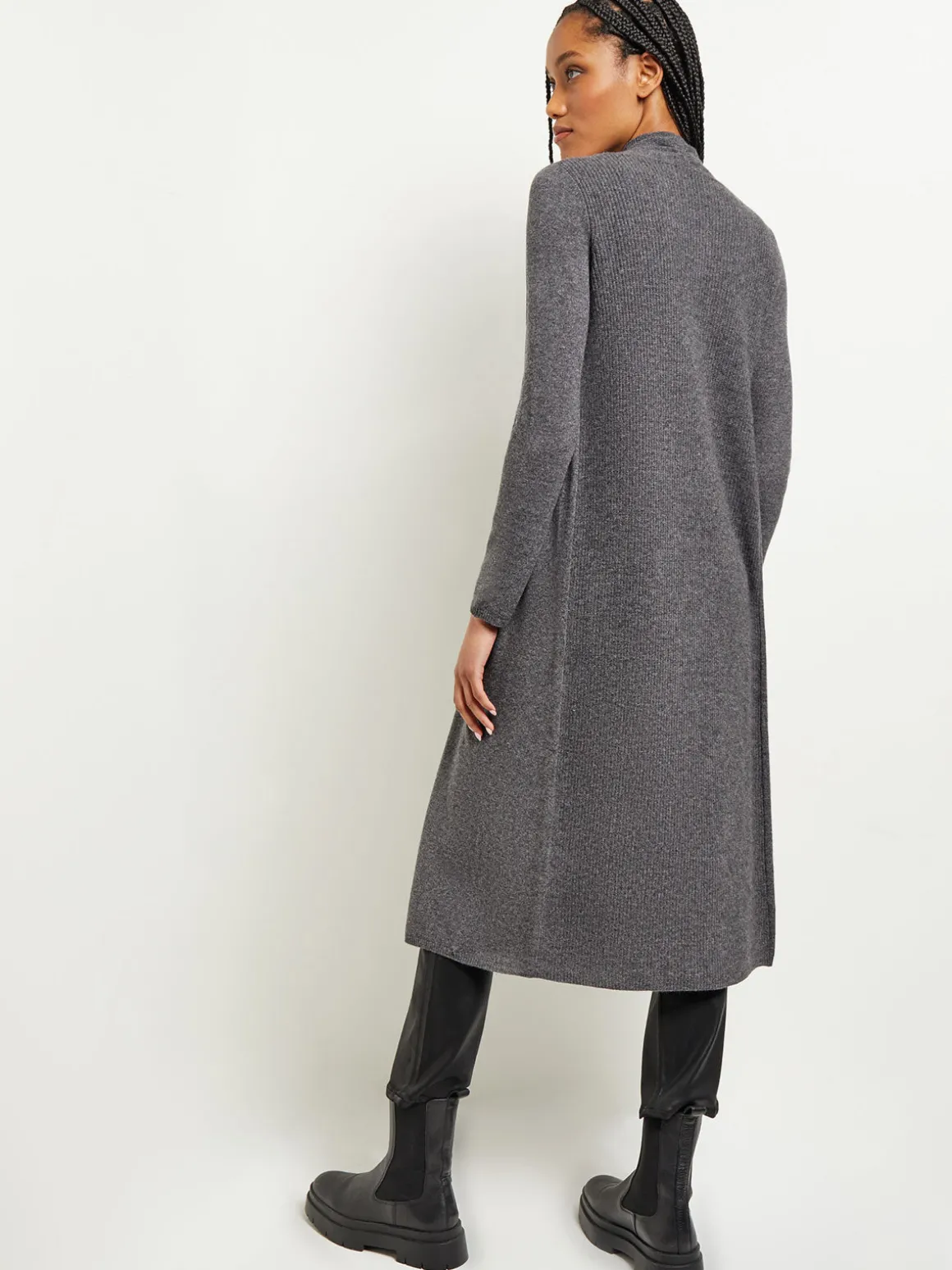 Cashmere Maxi Duster Cardigan