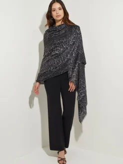 Cashmere Scarf - Leopard Print Scarf | Misook