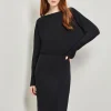 Dolman Sleeve Cashmere Dress