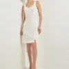 Eyelash Boucle Princess Seam Sheath Dress