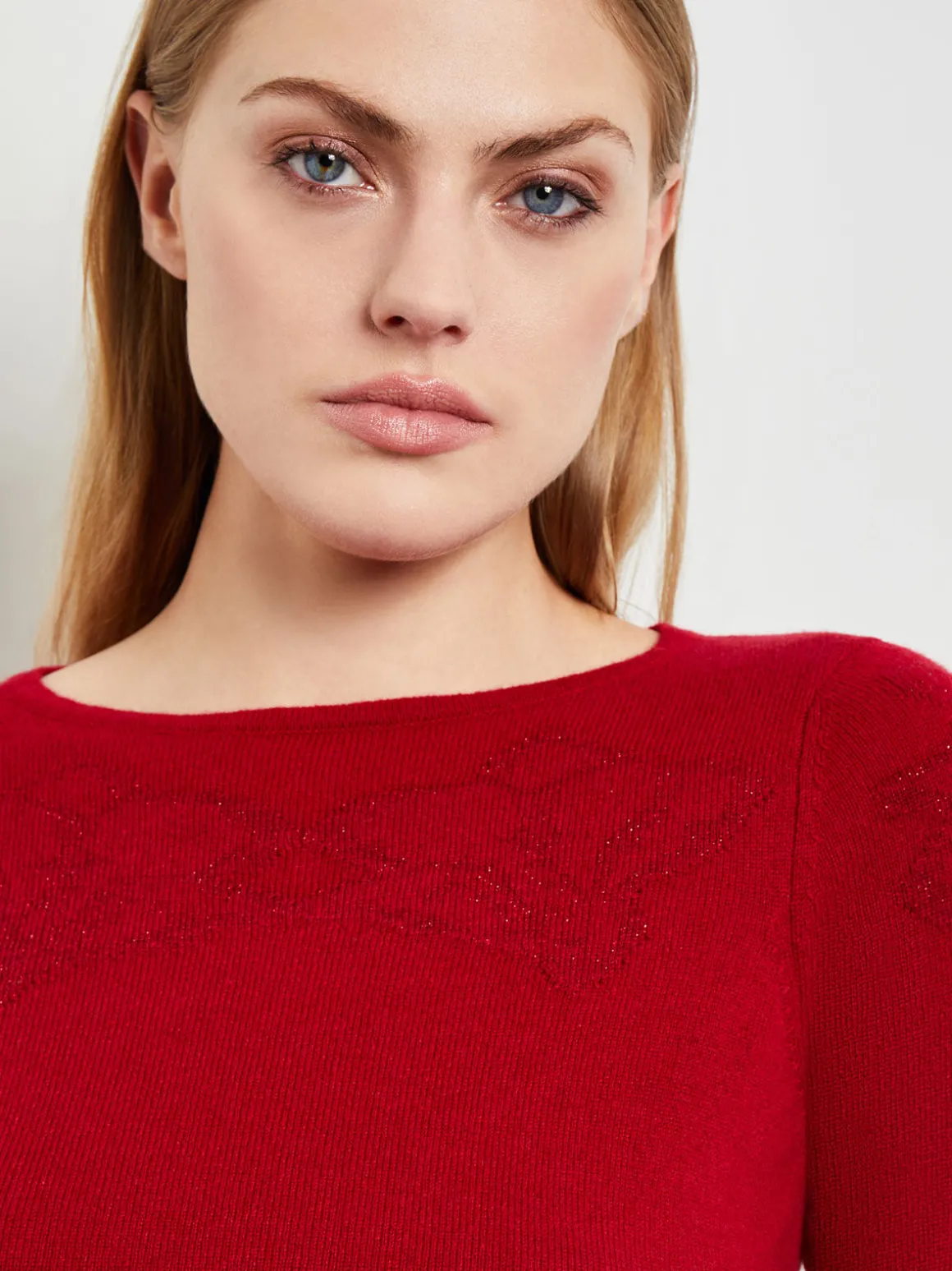 Floral Shimmer Cashmere Tunic