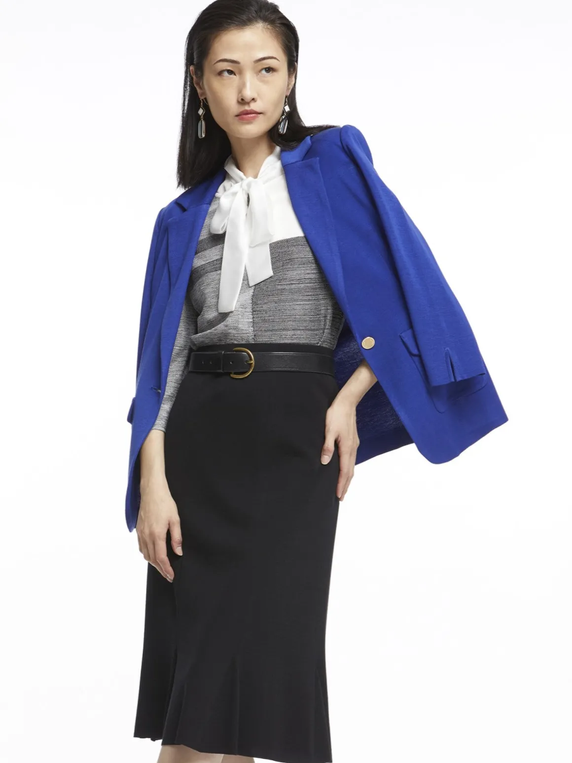 Gored Knit Skirt