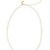 Handmade Gold Nugget Freshwater Pearl Necklace