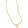 Handmade White Magnesite Pendant Toggle Chain Necklace