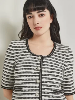 Heritage Fit Chain Trim Jacket - Recycled Knit