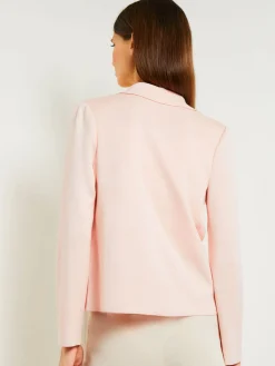 Heritage Fit Double Breasted Jacket - Floral Applique Knit