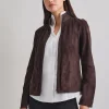 Heritage Fit Reversible Suede Leather Jacket