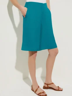 Knee-Length Woven Shorts