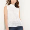 Mock Neck Soft Knit Tank Top