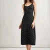 Modern Fit Gold Stud Midi Soft Knit Tank Dress