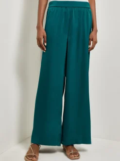 Pull-On Woven Wide Leg Pants