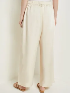 Pull-On Woven Wide-Leg Pants