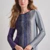 Shimmer Lurex Knit Tunic