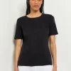Short Sleeve Knit Tunic