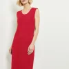 Sleeveless Sheath Knit Dress