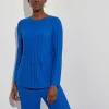 Soft Ribbed Knit Tie-Waist Tunic