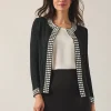 Studded Open Neck Jacket