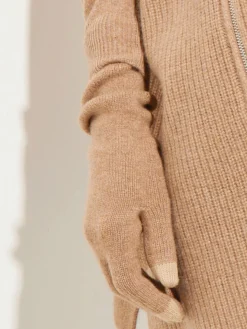 Tech Touch Long Cashmere Gloves