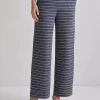 Tweed Knit Straight Leg Pant