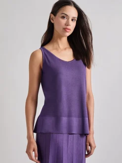 V-Neck Soft Knit Tank Top